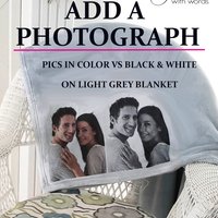 Personalized gift for your daughter or son, Christmas gift from parents, personalized throw for child, living your dream