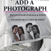 Personalized throw for a friend, family member, and even pet lover!  Photo Blanket, Family Blanket, Faithful Companions