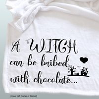 A personalized Halloween Throw Blanket, Halloween gift, gift for the Halloween lover