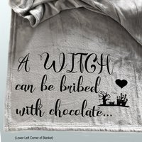 A personalized Halloween Throw Blanket, Halloween gift, gift for the Halloween lover