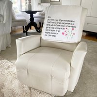 Personalized Gift for Mom, Mother's Day Blanket, a thank you hug blanket for Mom