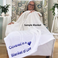 Personalized  self care blanket, personalized cozy blanket to remind yourself of how proud you are of yourself.