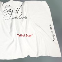 Warm fleece wrap, BLANKET SCARF with original drawing, fleece blanket scarf, fleece wrap with your message, a scarf that will hug