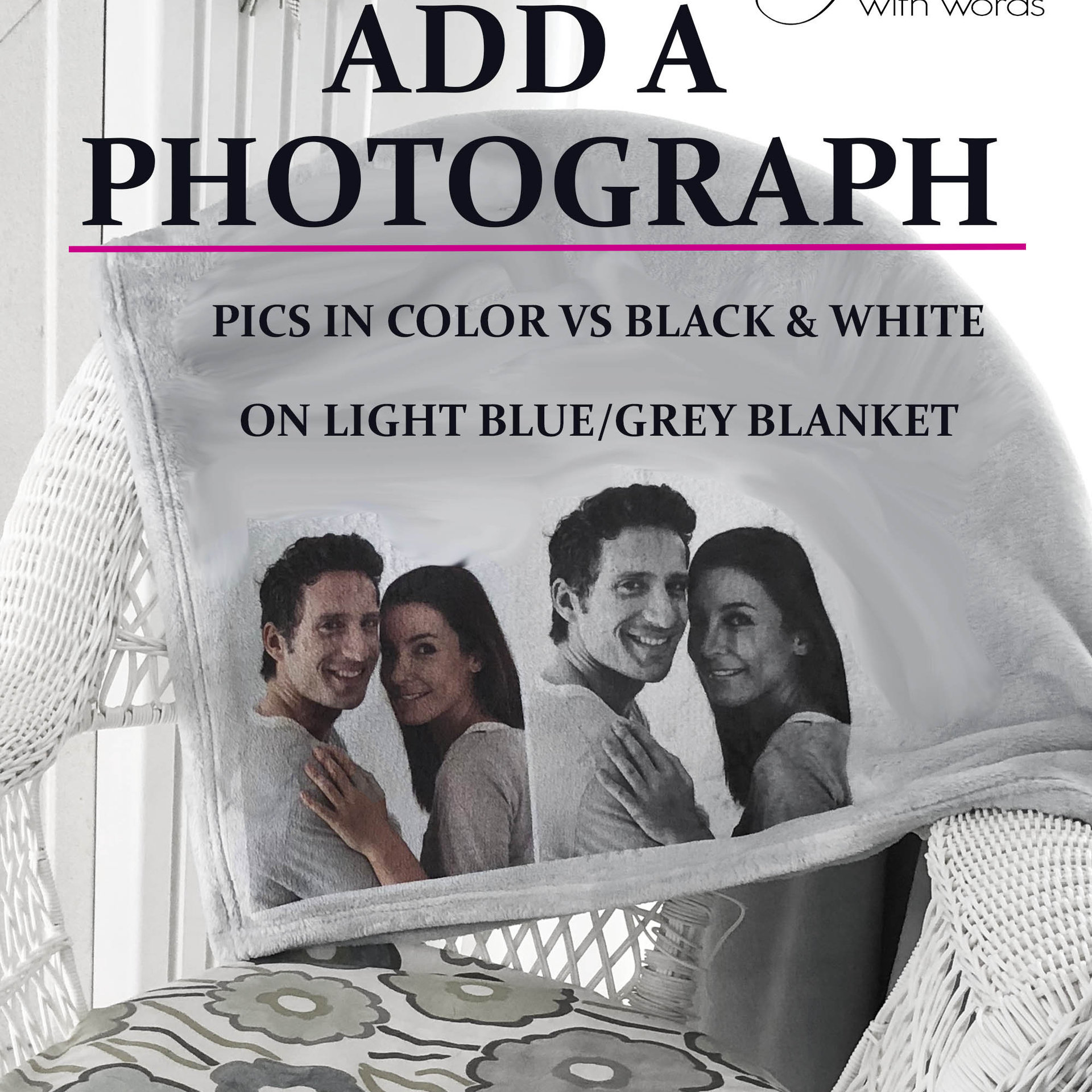 Personalized throw for a friend, family member, and even pet lover!  Photo Blanket, Family Blanket, Faithful Companions