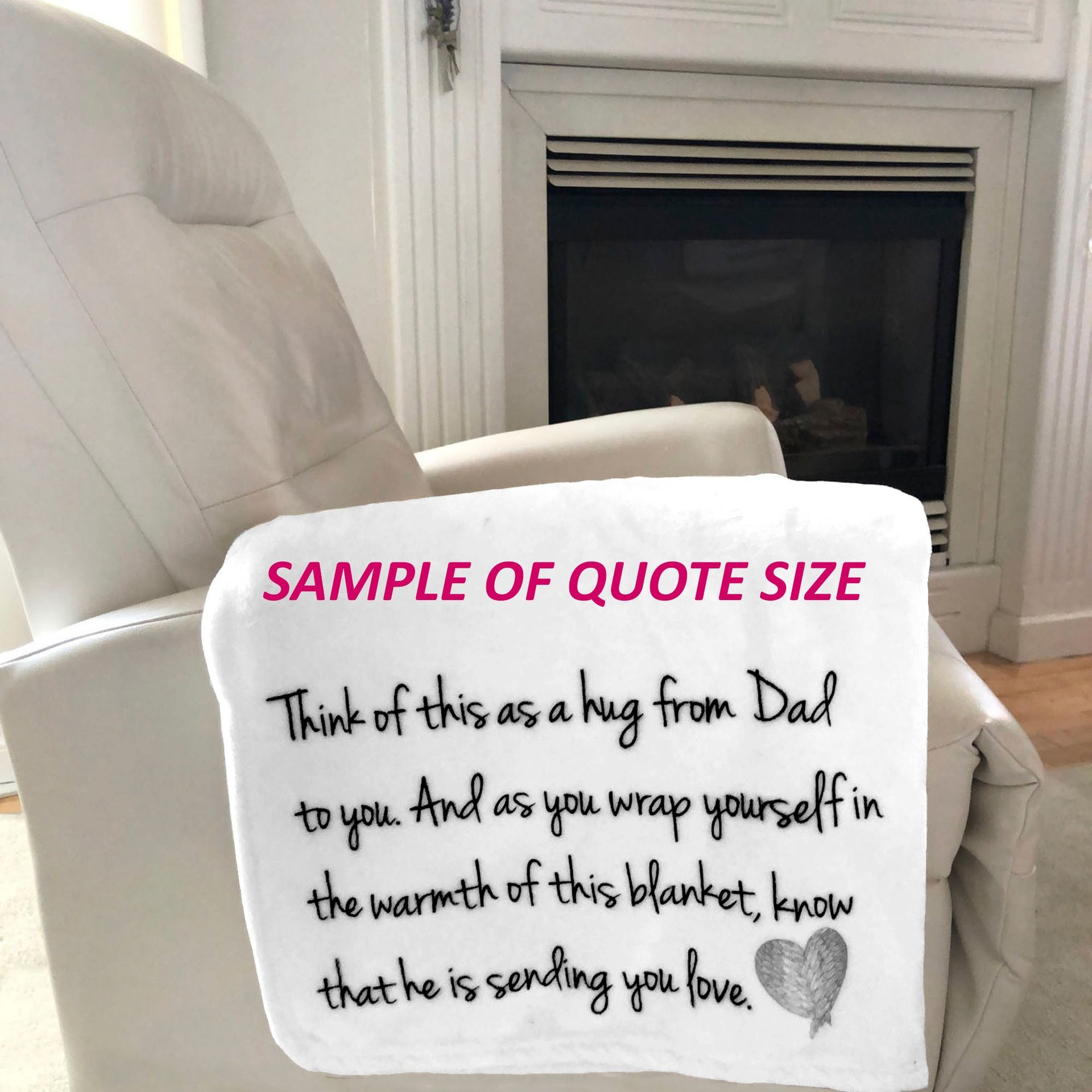 Personalized Memorial Throw Blanket for someone who has lost a family member or friend, memorial blanket, gift of sympathy, bereavement gift