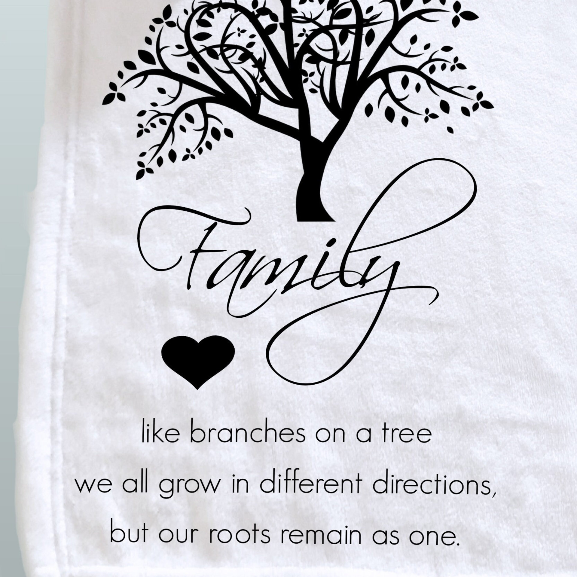 Family Tree Blanket, personalized gift for the Family Tree blanket that includes the meaning of family, Christmas gift for family