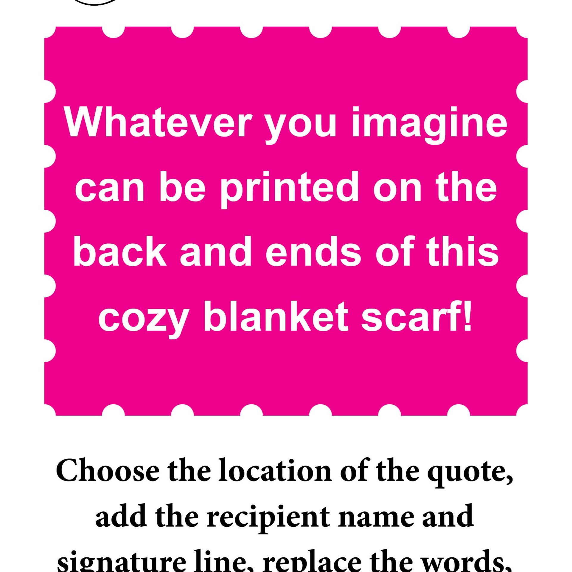 BLANKET SCARF with original drawing of roses and peony, fleece blanket scarf to wear with your jacket, fleece wrap to cuddle up with