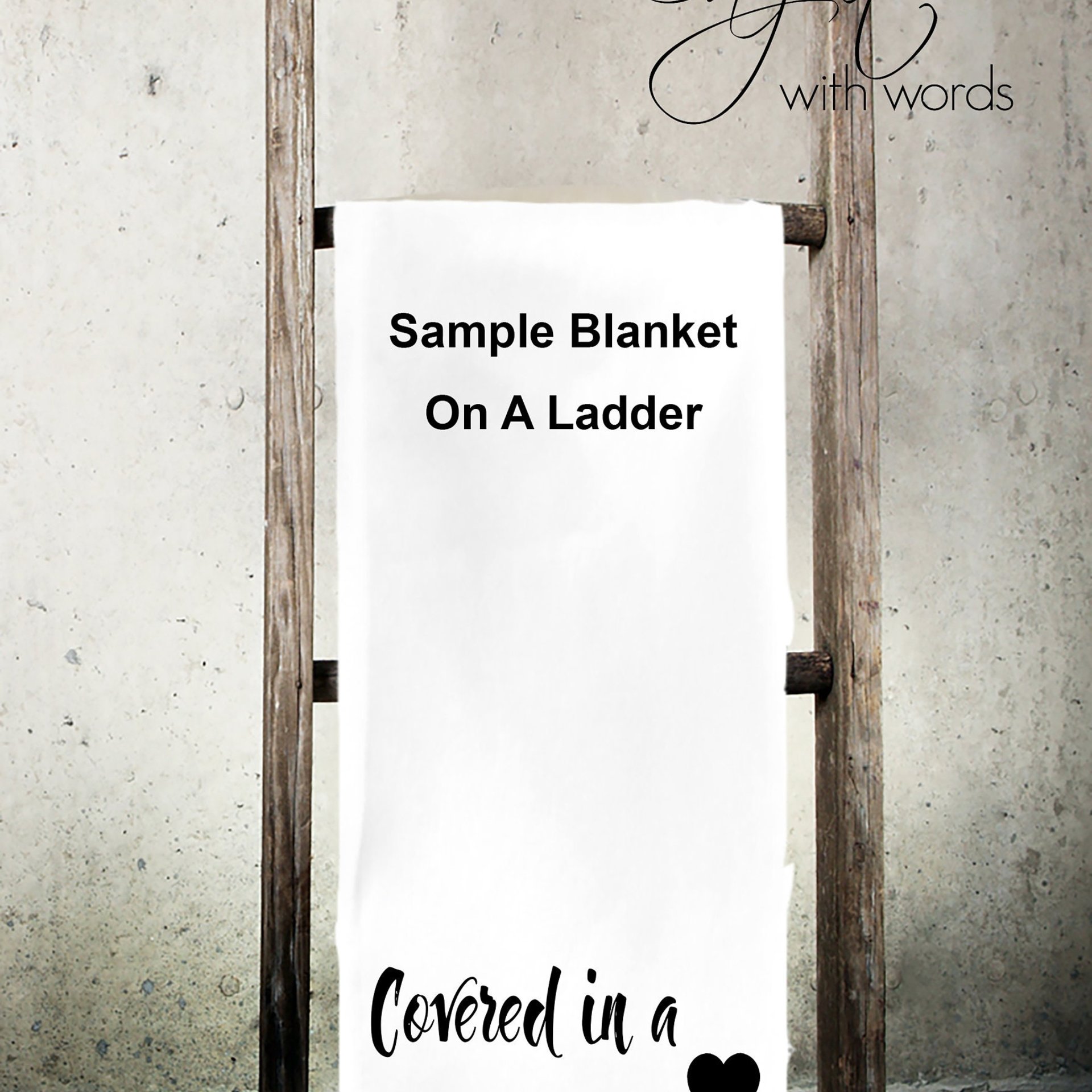 Personalized throw blanket for someone you are missing, a gift for him or her
