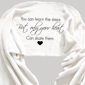 Personalized Fleece Scarf for Skater