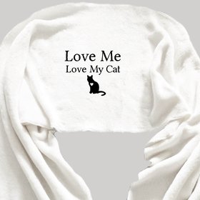 Fleece Scarf, Gift for Cat Lover, Personalized Scarf, Personalized Fleece Scarf, Word Scarf, Christmas Gift