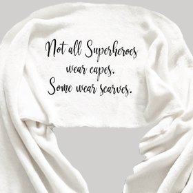 Personalized Fleece Scarf, word scarf, custom gift for your super hero, Christmas gift.