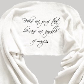 Fleece Scarf, Personalized Scarf for Book Lovers, cozy scarf, fleece inspiration gift, Christmas Gift for book lover.