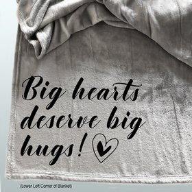 Personalized Custom Blanket to send someone a big hug