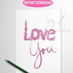A digital printable greeting card for your someone special that lives in another city, long distance love, wishing to be together soon