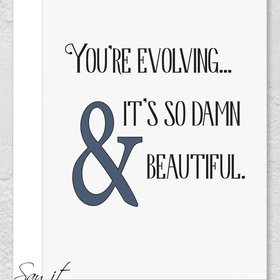 Digital greeting card for someone you are proud of, someone who is living the life they want, beginning an adventure greeting card
