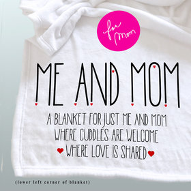 Me and Mom Personalized Fleece 