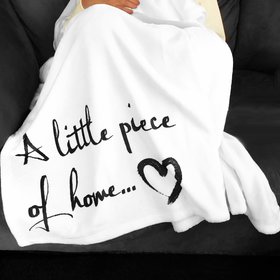 Personalized college dorm throw blanket, a personalized gift for someone moving , beginning a new adventure, or going on vacation
