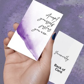 Digital inspiring affirmation cards for self-care, or to remind someone that they are worthy, inspirational gift for a friend