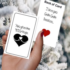 Digital Printable Gam Gam affirmation, Christmas message cards to tell Gam Gam all the reasons you love her, Christmas gift for Gam Gam.